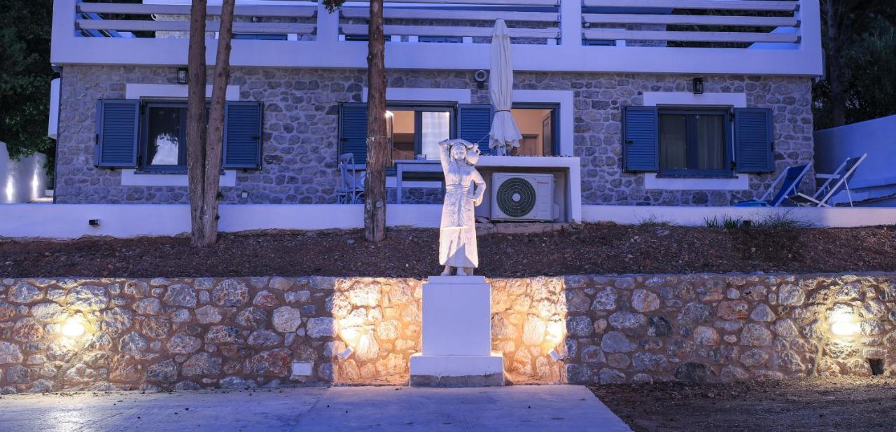 Marialenas House - Stone House At Myrties Beach Kalymnos エクステリア 写真